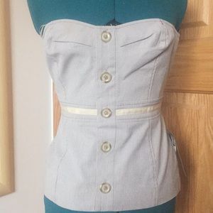 Strapless Trina Turk top